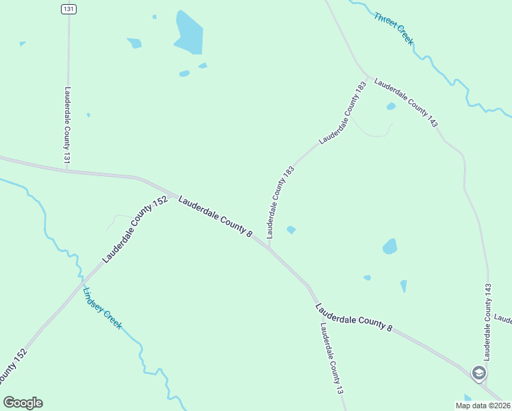 map of restaurants, bars, coffee shops, grocery stores, and more near 63-341 Lauderdale County 183 in Waterloo