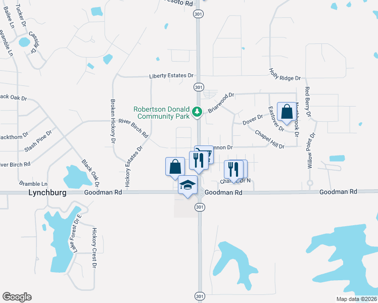 map of restaurants, bars, coffee shops, grocery stores, and more near 7631 Wills Way Circle East in Walls