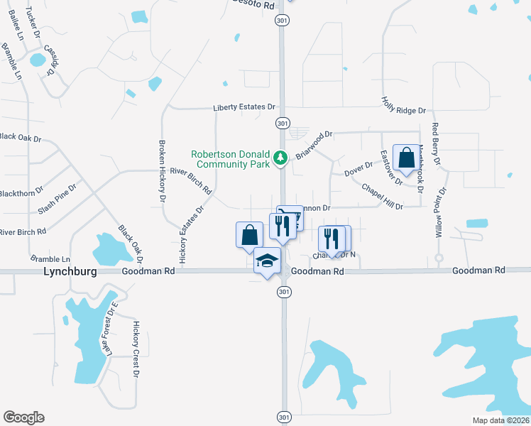 map of restaurants, bars, coffee shops, grocery stores, and more near 7631 Wills Way Circle East in Walls