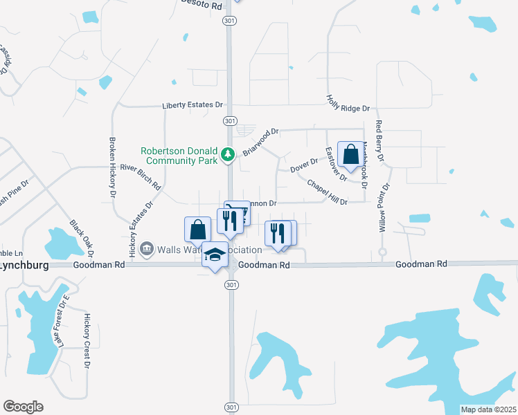 5897 Shannon Drive, Horn Lake MS Walk Score