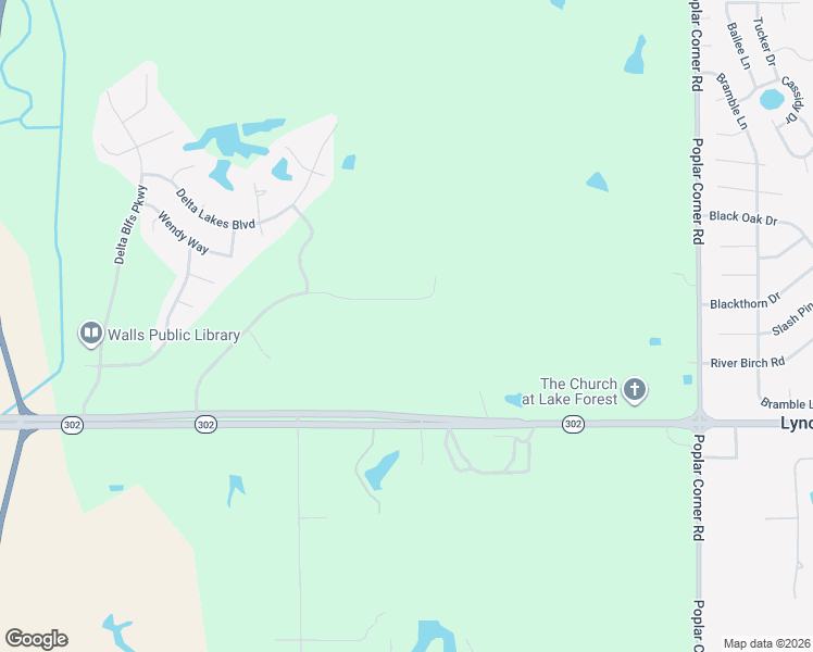 map of restaurants, bars, coffee shops, grocery stores, and more near 7696 Soaring Oaks Drive in Walls