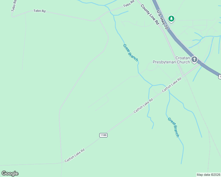 map of restaurants, bars, coffee shops, grocery stores, and more near 299 Station House Road in New Bern