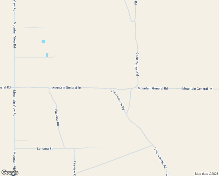 map of restaurants, bars, coffee shops, grocery stores, and more near Mountain General Road in Hinkley