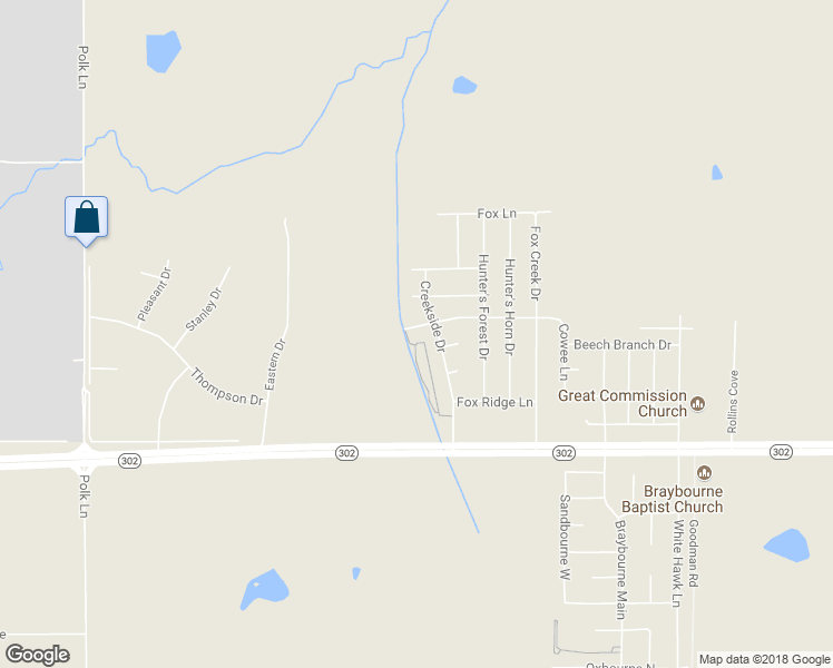 map of restaurants, bars, coffee shops, grocery stores, and more near 12899 Fox Bend Lane in Olive Branch
