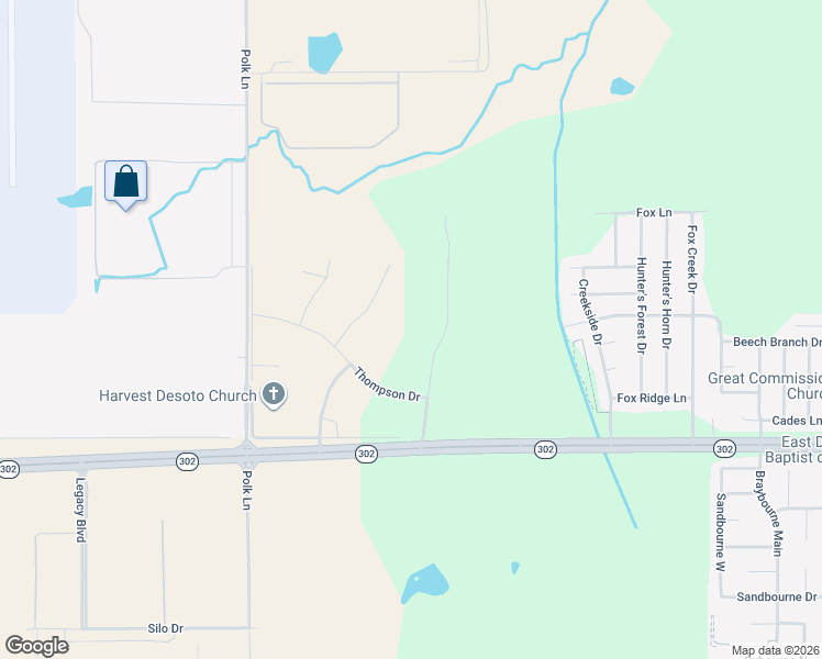 map of restaurants, bars, coffee shops, grocery stores, and more near 7285 Eastern Drive in Olive Branch
