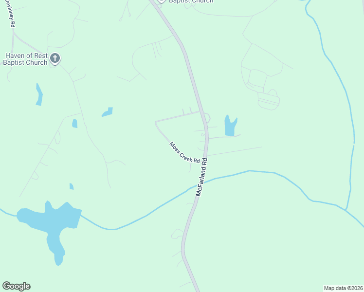 map of restaurants, bars, coffee shops, grocery stores, and more near 1539 Moss Creek Road in York