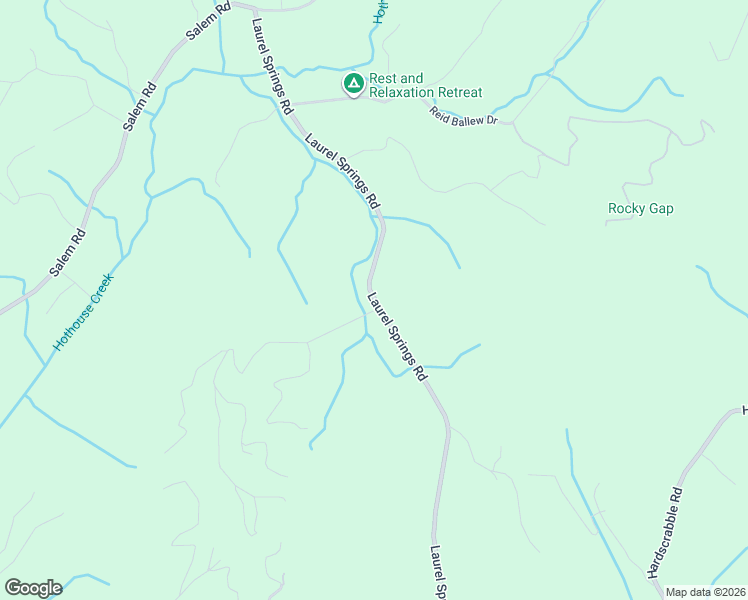 map of restaurants, bars, coffee shops, grocery stores, and more near 184 Laurel Springs Road in Mineral Bluff