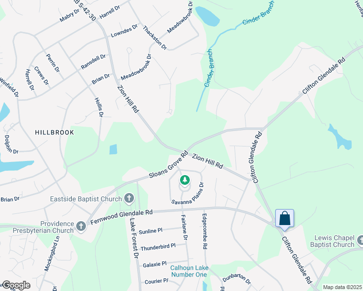 map of restaurants, bars, coffee shops, grocery stores, and more near 200 Sloans Grove Road in Spartanburg