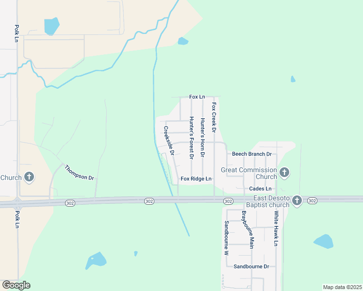 map of restaurants, bars, coffee shops, grocery stores, and more near 12829 Fox Bend Lane in Olive Branch