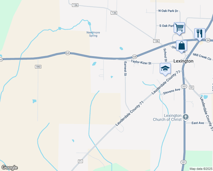 map of restaurants, bars, coffee shops, grocery stores, and more near 120 Westview in Lexington