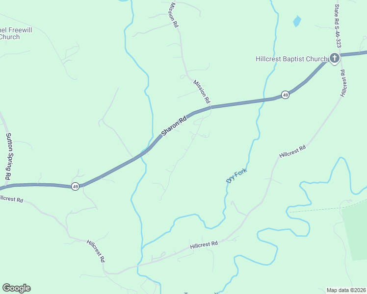 map of restaurants, bars, coffee shops, grocery stores, and more near 2411 Mission Road in York