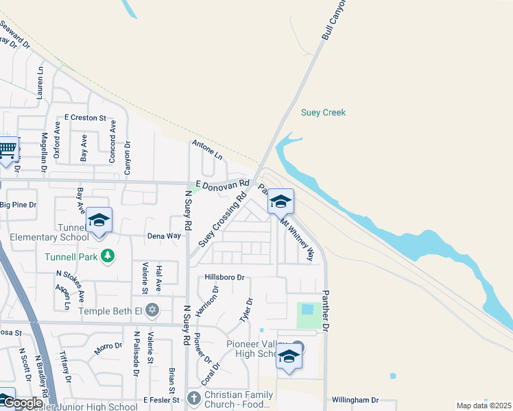 map of restaurants, bars, coffee shops, grocery stores, and more near 1604 Via Ynez in Santa Maria
