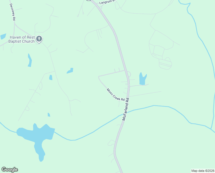 map of restaurants, bars, coffee shops, grocery stores, and more near 1539 Moss Creek Road in York