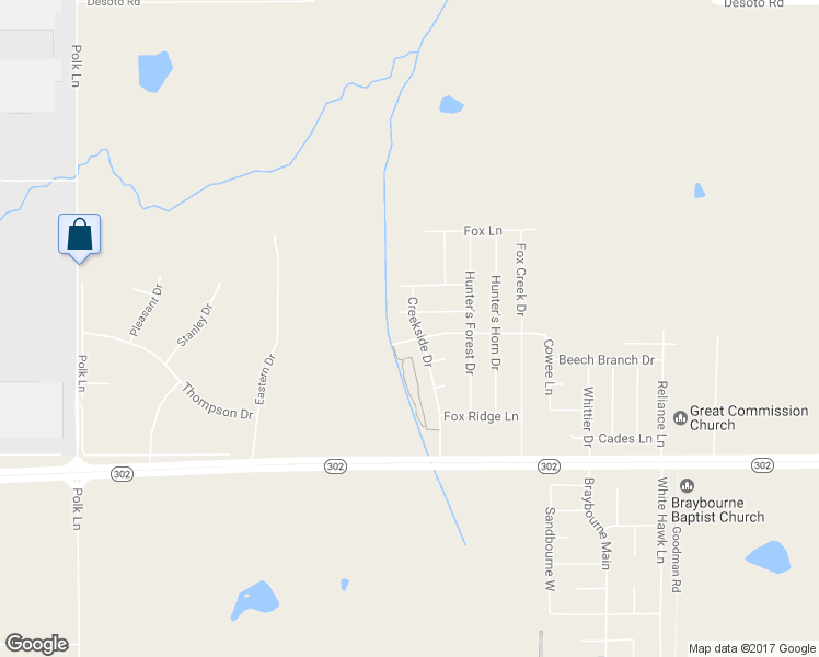 map of restaurants, bars, coffee shops, grocery stores, and more near 7341 Creekside Drive in Olive Branch