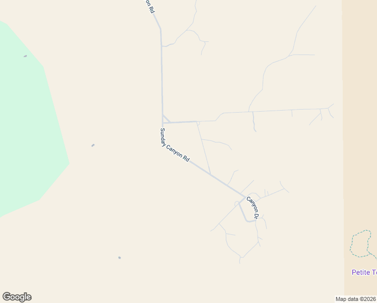 map of restaurants, bars, coffee shops, grocery stores, and more near 24101 Sunday Canyon Road in Canyon