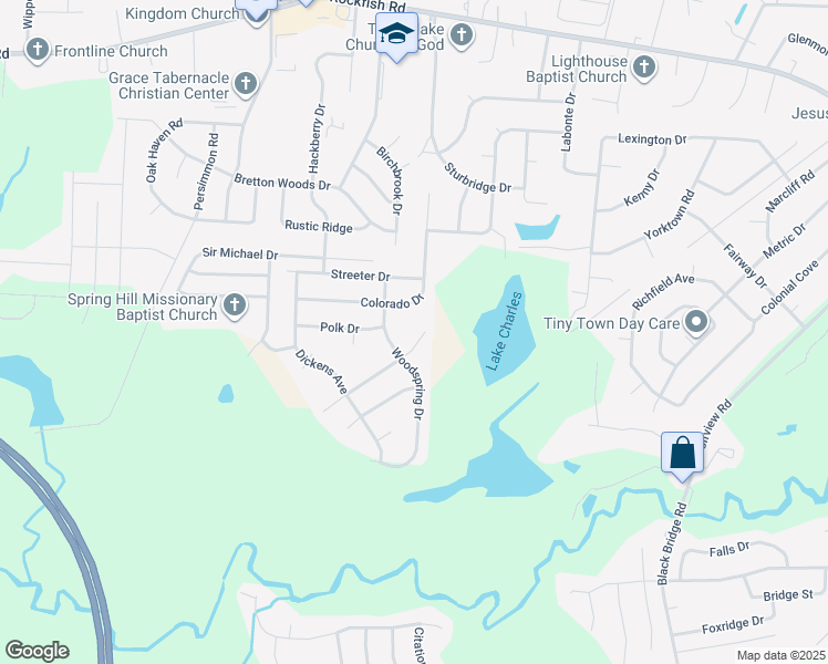 map of restaurants, bars, coffee shops, grocery stores, and more near 3804 Odessey Ct in Hope Mills