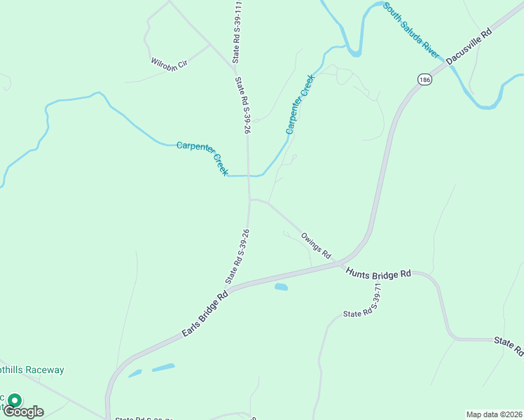 map of restaurants, bars, coffee shops, grocery stores, and more near 112 Owings Road in Easley