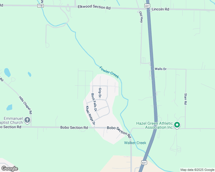 map of restaurants, bars, coffee shops, grocery stores, and more near Fawn Brook Drive in Hazel Green