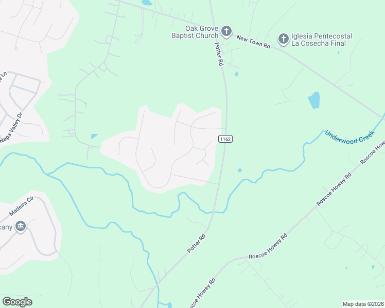 map of restaurants, bars, coffee shops, grocery stores, and more near 1812 Tendril Avenue in Waxhaw