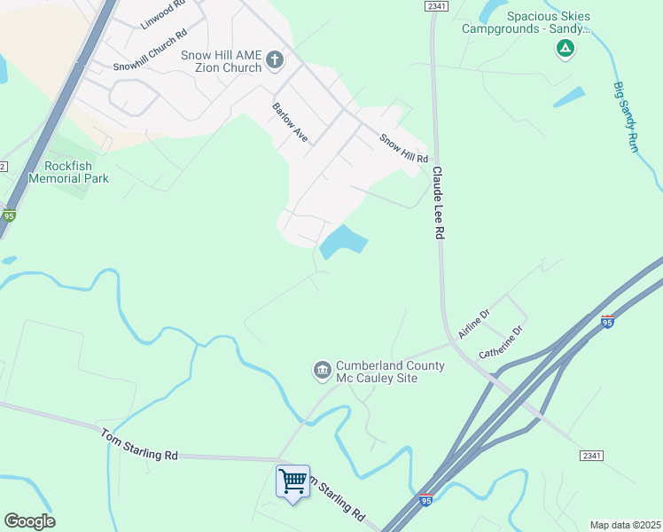 map of restaurants, bars, coffee shops, grocery stores, and more near 623 Magnificent Avenue in Fayetteville
