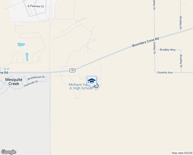 map of restaurants, bars, coffee shops, grocery stores, and more near 2717 East Prado Drive in Mohave Valley