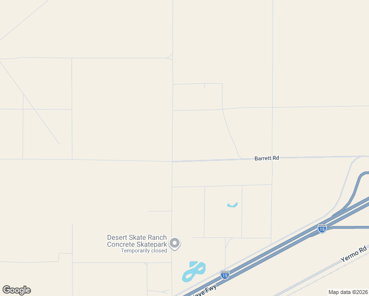 map of restaurants, bars, coffee shops, grocery stores, and more near 39376 Tami Road in Newberry Springs