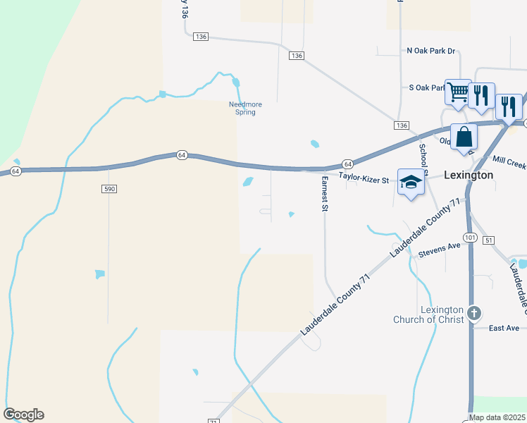 map of restaurants, bars, coffee shops, grocery stores, and more near 119 Hermitage in Lexington