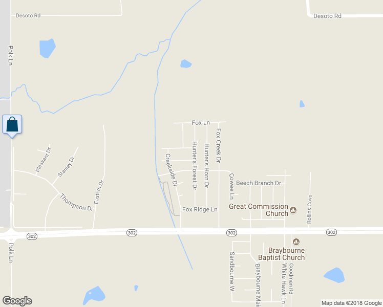 map of restaurants, bars, coffee shops, grocery stores, and more near 7331 Hunter's Forest Drive in Olive Branch