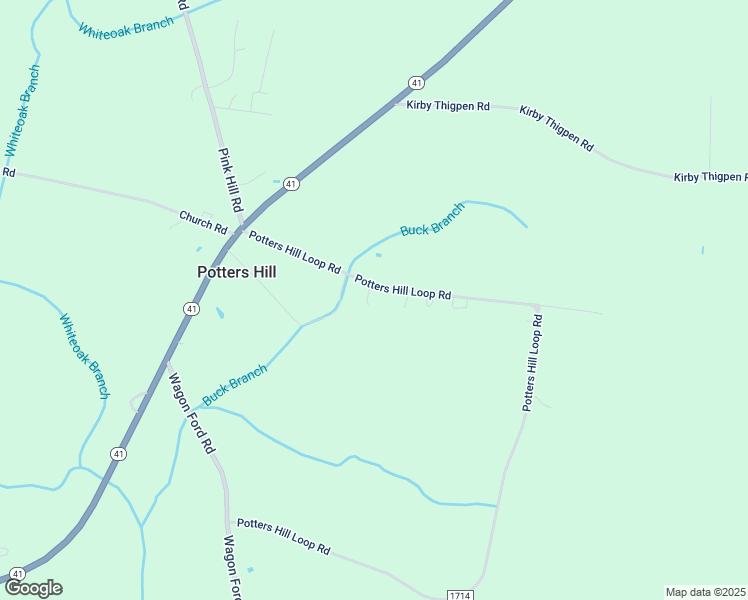 map of restaurants, bars, coffee shops, grocery stores, and more near 545 Potters Hill Loop Road in Pink Hill