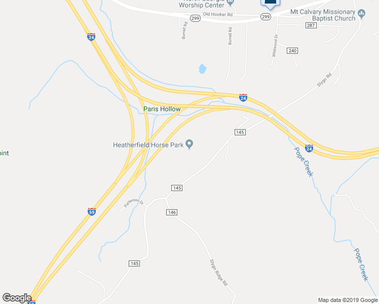 map of restaurants, bars, coffee shops, grocery stores, and more near 5229 Slygo Road in Trenton