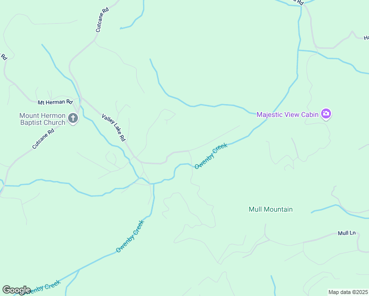 map of restaurants, bars, coffee shops, grocery stores, and more near 87 Valley Lake Drive in Fannin County