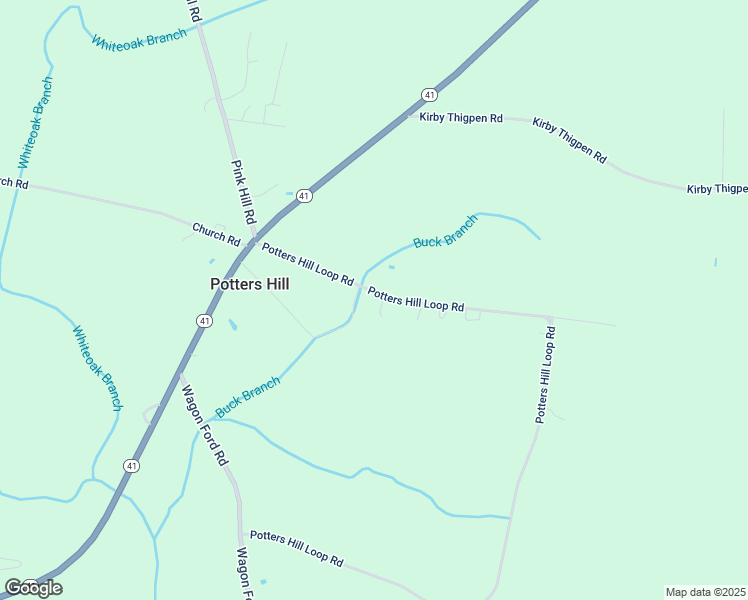 map of restaurants, bars, coffee shops, grocery stores, and more near 545 Potters Hill Loop Road in Pink Hill