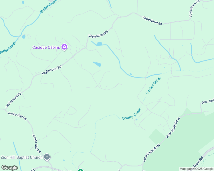 map of restaurants, bars, coffee shops, grocery stores, and more near 77 Chosen Ridge in Morganton