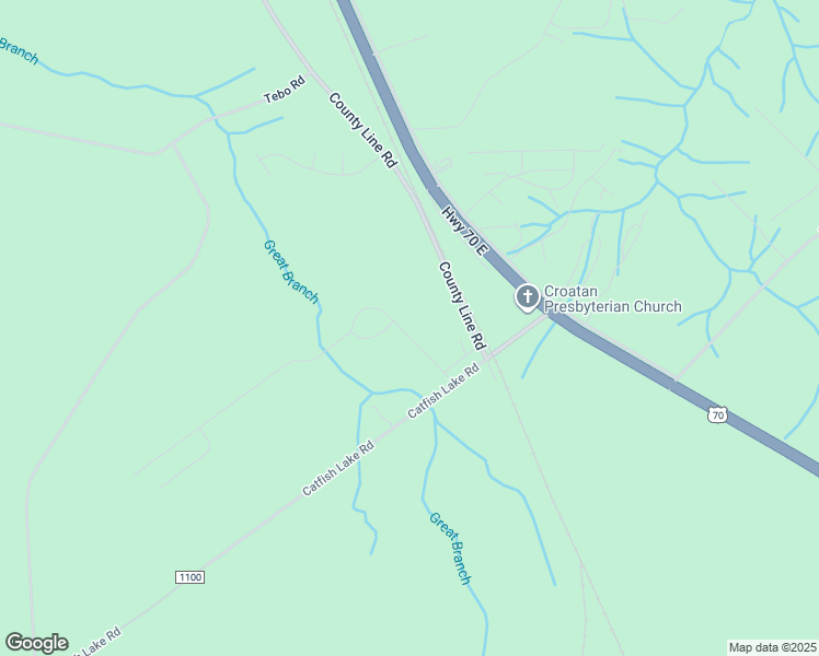 map of restaurants, bars, coffee shops, grocery stores, and more near 200 Station House Road in New Bern