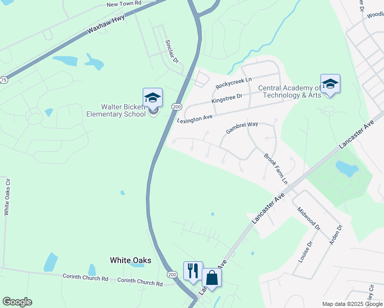 map of restaurants, bars, coffee shops, grocery stores, and more near 2213 Ryefield Way in Monroe