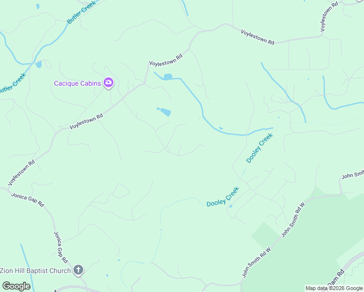 map of restaurants, bars, coffee shops, grocery stores, and more near 77 Chosen Ridge in Morganton