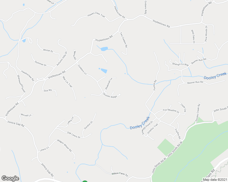 map of restaurants, bars, coffee shops, grocery stores, and more near 77 Chosen Ridge in Morganton
