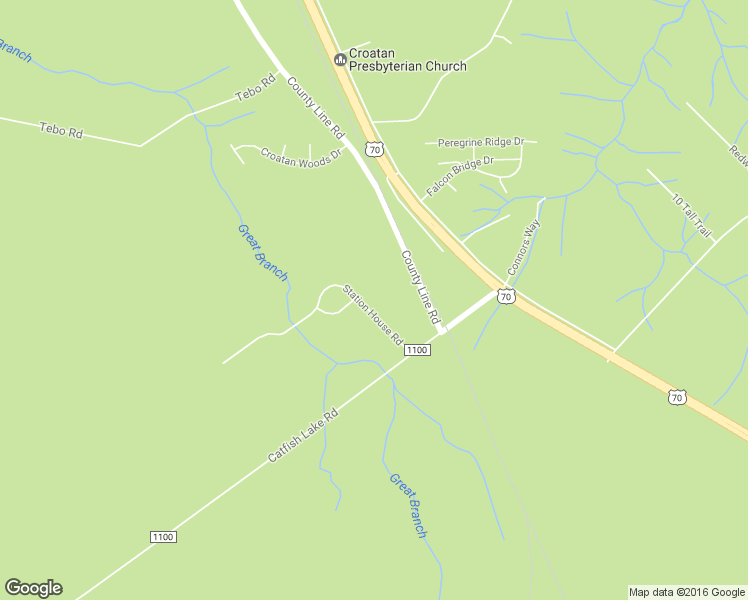 map of restaurants, bars, coffee shops, grocery stores, and more near 200 Station House Road in New Bern