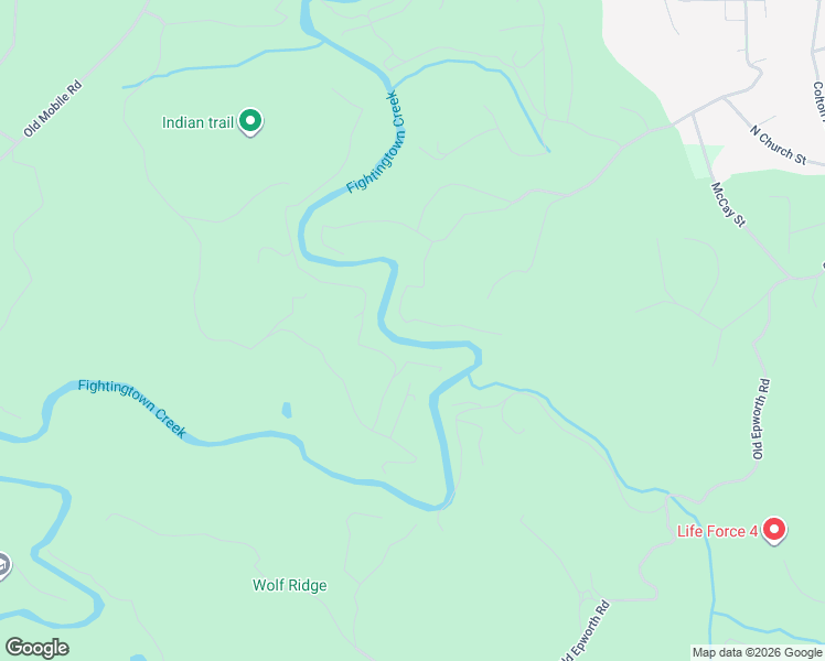 map of restaurants, bars, coffee shops, grocery stores, and more near 252 Branch Creek Road in Epworth