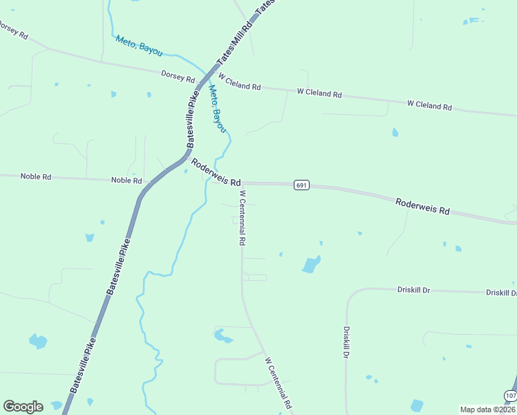 map of restaurants, bars, coffee shops, grocery stores, and more near 11022 West Centennial Road in Cabot