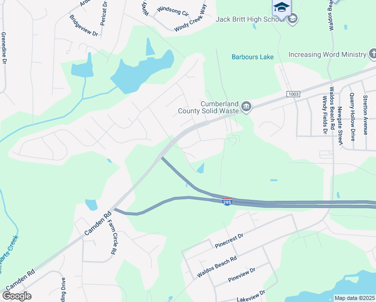 map of restaurants, bars, coffee shops, grocery stores, and more near 4018 Bammel Drive in Fayetteville