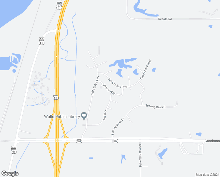 map of restaurants, bars, coffee shops, grocery stores, and more near 7382 Wendy Way in Walls