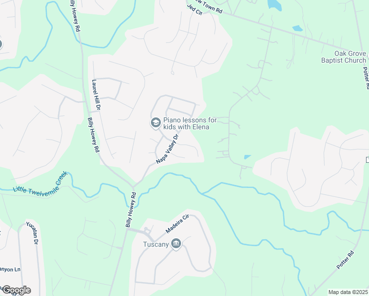 map of restaurants, bars, coffee shops, grocery stores, and more near 2009 Trindle Vine Lane in Waxhaw