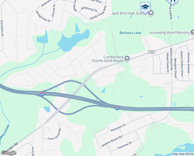 map of restaurants, bars, coffee shops, grocery stores, and more near 4029 Bammel Drive in Fayetteville