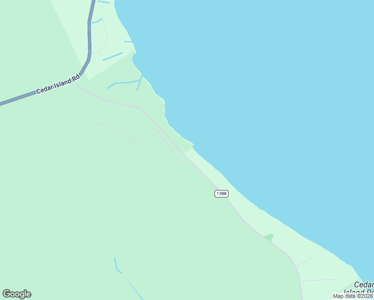 map of restaurants, bars, coffee shops, grocery stores, and more near 343 Lola Road in Cedar Island