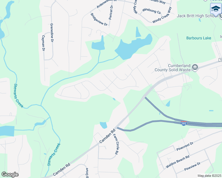 map of restaurants, bars, coffee shops, grocery stores, and more near 3016 South Kilchattan Drive in Fayetteville