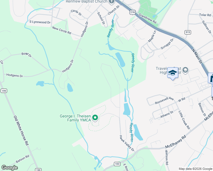 map of restaurants, bars, coffee shops, grocery stores, and more near 401 Barred Owl Road in Travelers Rest