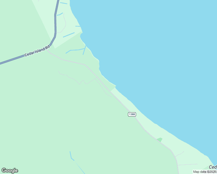 map of restaurants, bars, coffee shops, grocery stores, and more near 343 Lola Road in Cedar Island