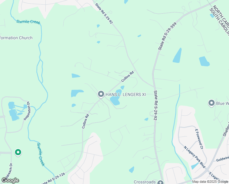 map of restaurants, bars, coffee shops, grocery stores, and more near 8940 Collins Road in Fort Mill