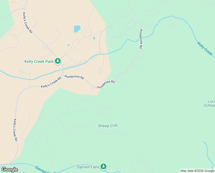 map of restaurants, bars, coffee shops, grocery stores, and more near 402 Ponderosa Road in Rabun Gap